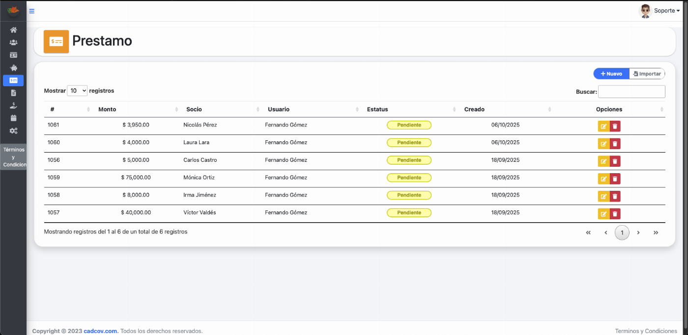 App Ahorro Zorros — captura 6